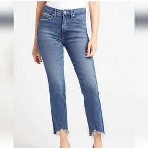 Good American Zara High-Rise Stretch Raw Hem Size 18